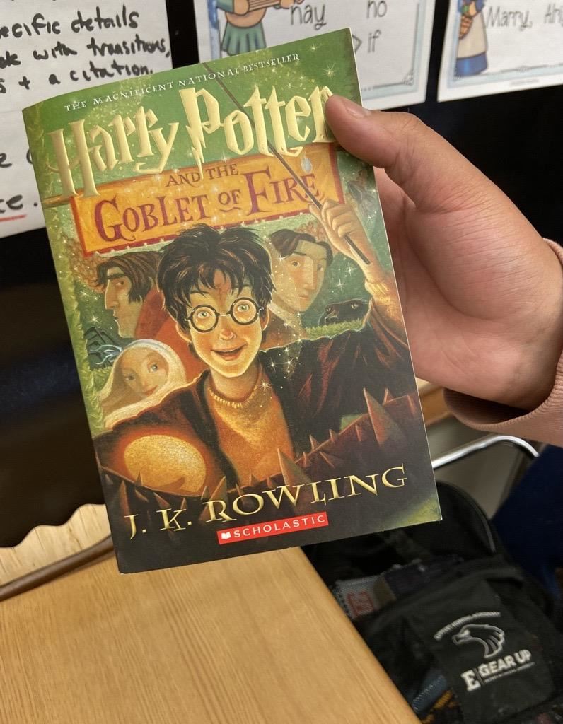  image showing harry potter & the goblet of fire by jk rowling